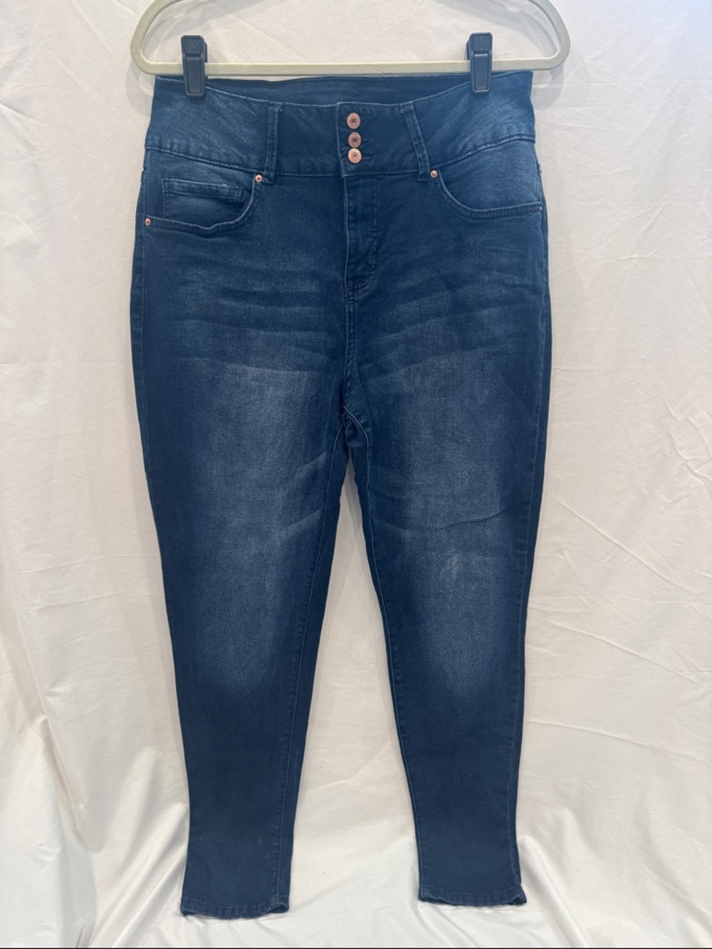 Royalty For Me Dark Blue Skinny Jeans, Size 14 - Slim Stretch